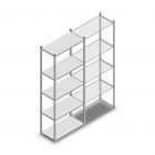 Legbordstelling Medium Duty 2200x850x400 mm (hxbxd) 5 niveaus verzinkt beginsectie