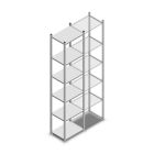 Legbordstelling Medium Duty 2500x550x400 mm (hxbxd) 6 niveaus verzinkt beginsectie