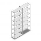 Legbordstelling Medium Duty 3000x1000x400 mm (hxbxd) 7 niveaus verzinkt beginsectie