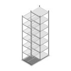 Legbordstelling Medium Duty 3000x550x600 mm (hxbxd) 7 niveaus verzinkt aanbouwsectie