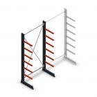 Medium draagarmstelling enkelzijdig 3000x1500x600 mm (hxbxd) 6 niveaus beginsectie