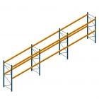 Voordeelrij gebruikte JH MPB palletstelling 3000x10300x1100 mm (hxbxd) 2 niveaus