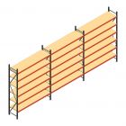 Voordeelrij gebruikte AR grootvakstelling 3000x7408x600 mm (hxbxd) 6 niveaus