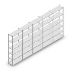 Voordeelrij legbordstelling Light Duty 2500x5000x400 mm (hxbxd) 6 niveaus