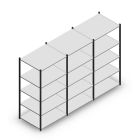 Voordeelrij legbordstelling Medium Duty 2000x3000x800 mm (hxbxd) 5 niveaus antraciet
