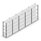 Voordeelrij legbordstelling Medium Duty 2200x5000x500 mm (hxbxd) 5 niveaus antraciet