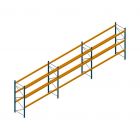 Voordeelrij gebruikte JH MPB palletstelling 4000x10300x1100 mm (hxbxd) 3 niveaus