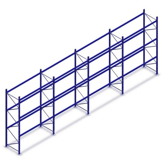 Voordeelrij gebruikte Stow palletstelling 5500x11225x1100mm (hxbxd) 3 niveaus