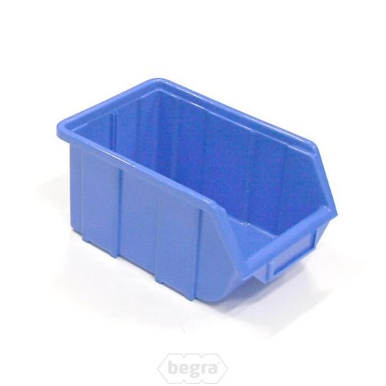 Begra kunststof stapelbak type 3 250x165x125 mm (lxbxh) blauw