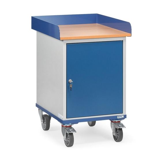 Kinderachtig mini Abstractie Verrijdbare kast 150 kg 650x550 met opstaande rand en afsluitbare kast |  Bestel eenvoudig bij Begra