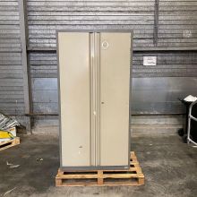 Gebruikte draaideurkast 1950x100x450 mm (hxbxd) grijs