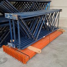 Voordeelpartij gebruikte Mecalux palletstelling 2500x13980x900 mm (hxbxd) 2 niveaus