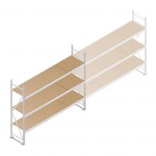 Deels gebruikte Combilock grootvakstelling 2300x2600x700 mm (hxbxd) 3 niveaus beginsectie