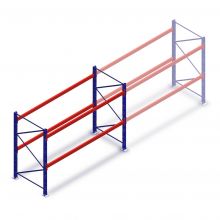 Gebruikte Vogelsang palletstelling 2500x2700x1050 mm (hxbxd) 2 niveaus beginsectie