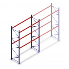 Gebruikte Sperrin palletstelling 4500x2700x1100 mm (hxbxd) 2 niveaus beginsectie