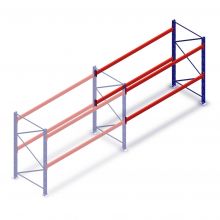 Gebruikte Vogelsang palletstelling 2500x2700x1050 mm (hxbxd) 2 niveaus aanbouwsectie