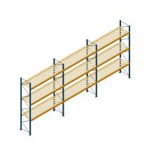 Voordeelrij gebruikte Esmena palletstelling 2950x10500x1100mm (hxbxd) 3 niveaus