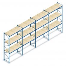 Voordeelrij gebruikte Polypal palletstelling 4000x11225x800 mm (hxbxd) 3 niveaus