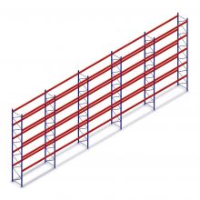 Voordeelrij gebruikte Meta palletstelling 6600x18510x940 5 niveaus