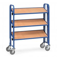 Bakkenwagen 250 kg met 3 houten etages 900x315 kantelbaar