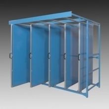 Toolpanel stand met 5 panelen met ronde gaten