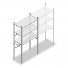 Confectiestelling Medium Duty 2000x1000x500 mm (hxbxd) beginsectie