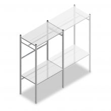 Confectiestelling Medium Duty 2000x1000x600 mm (hxbxd) beginsectie