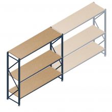 Deels gebruikte Stow grootvakstelling 2500x2700x700 mm (hxbxd) 3 niveaus beginsectie