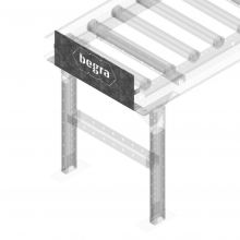 Eindstop rollenbaan niet-aangedreven tbv 420 mm breed