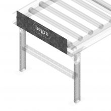 Eindstop rollenbaan niet-aangedreven tbv 620 mm breed