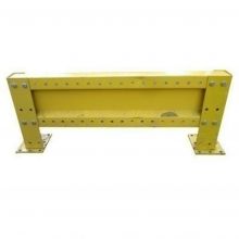 Gebruikte aanrijdbeschermer Stow enkel 1100x400 mm (bxh) geel