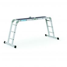 Gefelste vouwladder multifunctioneel 4-delig Zarges Multitec M 4x3 treden
