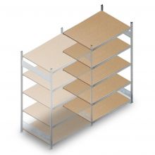 Grootvakstelling HD 2000x1500x800 mm (hxbxd) 5 niveaus aanbouwsectie
