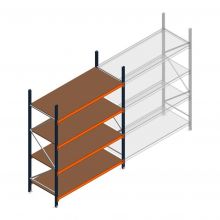 Grootvakstelling Kimer 2250x1500x800 mm (hxbxd) 4 niveaus beginsectie
