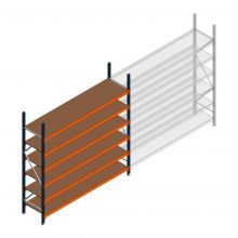 Grootvakstelling Kimer 2250x2250x600 mm (hxbxd) 6 niveaus beginsectie