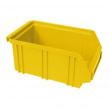 Kunststof stapelbak, magazijnbak A2 170x105x75 mm (lxbxh) geel