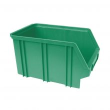 Kunststof stapelbak, magazijnbak A3 240x150x135 mm (lxbxh) groen