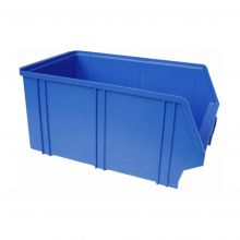Kunststof stapelbak, magazijnbak A4 350x210x160 mm (lxbxh) blauw