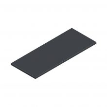 Legbord voor draaideurkast 800x380 (bxd) zwart