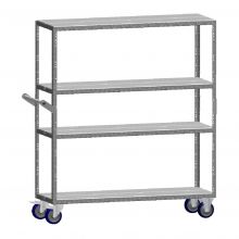 Lichte etagewagen Begra E40128 1280x400x1500 mm (lxbxh) 400 kg met 4 etages