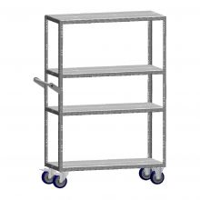 Lichte etagewagen Begra E4098 980x400x1500 mm (lxbxh) 400 kg met 4 etages