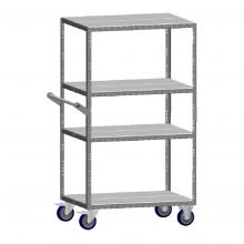 Lichte etagewagen Begra E6083 830x600x1500 mm (lxbxh) 400 kg met 4 etages