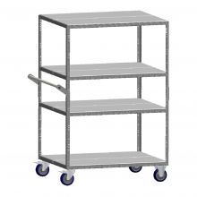 Lichte etagewagen Begra E8098 980x800x1500 mm (lxbxh) 400 kg met 4 etages