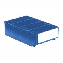 Magazijnbak, magazijnstellingbak RK 300x186x83 mm (lxbxh) blauw