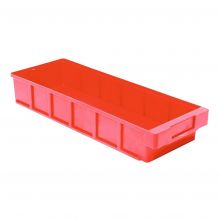 Magazijnbak, magazijnstellingbak VKB 400x186x83 mm (lxbxh) rood
