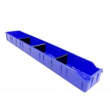Magazijnbak PSB 7 blauw 615x100x60 mm (lxbxh) blauw