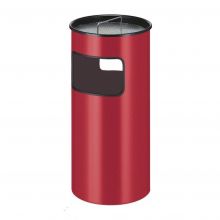 Metalen as-papierbak 50 liter rood