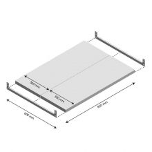 Niveau Legbord Light Duty 850x600mm (bxd)