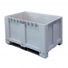 Palletbox euroformaat 1200x800x800 mm (lxbxh) op 2 sleeplatten 