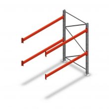 Palletstelling AR T2 2000x1850x1100mm (hxbxd) 2 niveaus 2530kg/niv aanbouwsectie